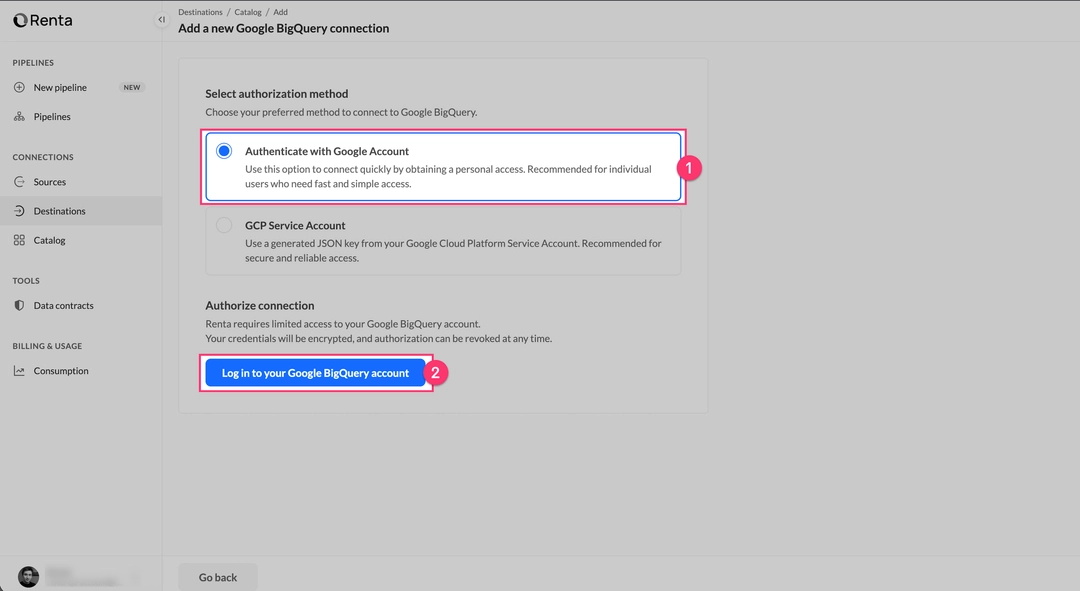 Authenticate with Google