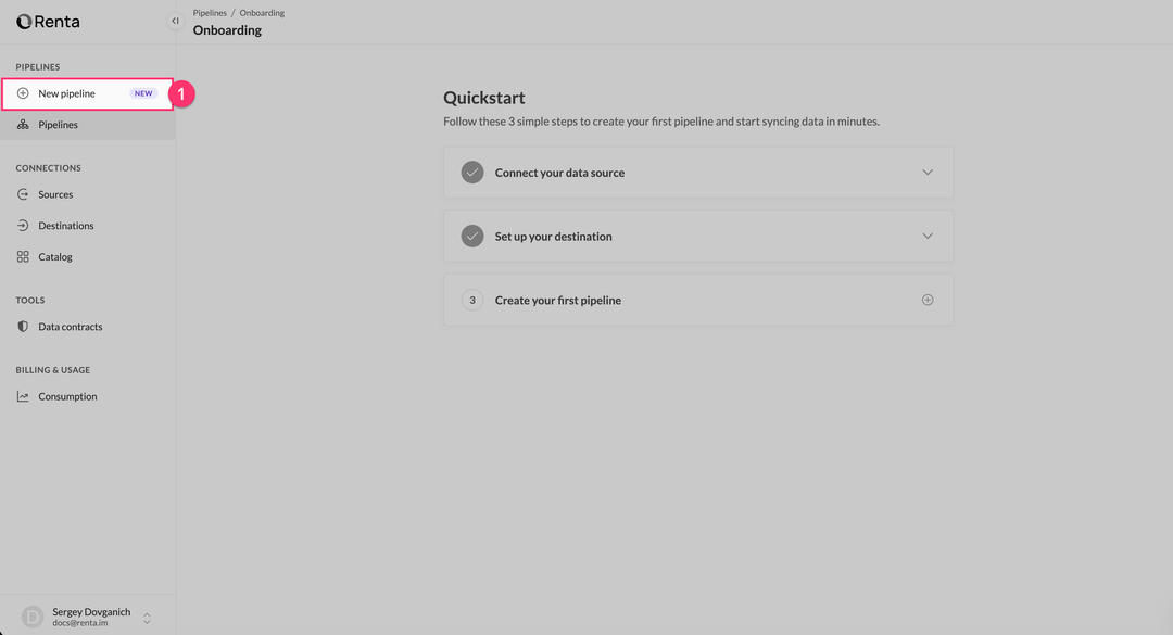 Создание пайплайна