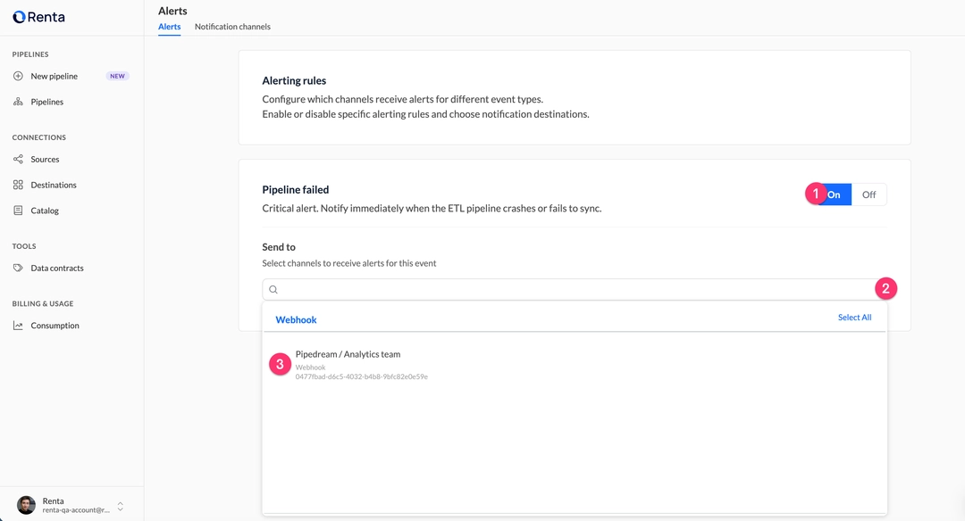 Access Alerting rules