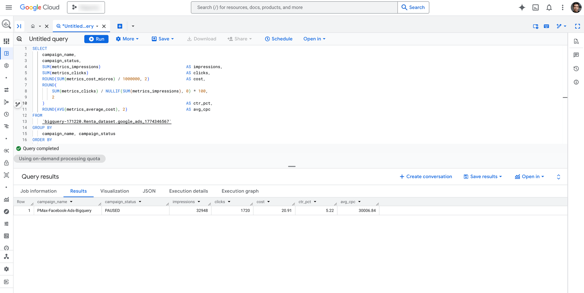How to load Google Ads Performance Max campaigns data into Google ...